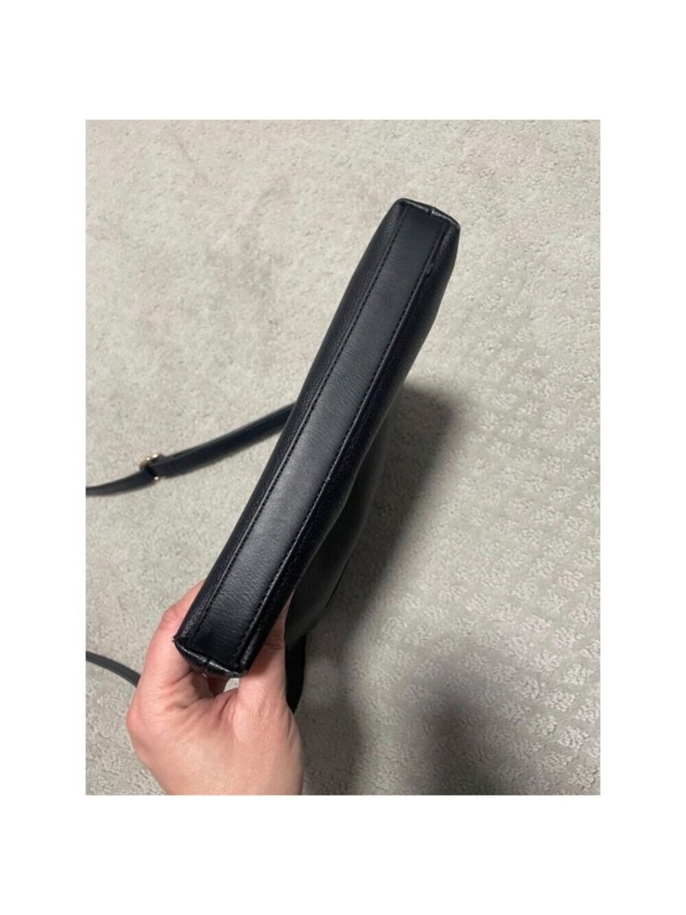 Tommy Hilfiger Black Crossbody Bag With Adjustable Strap gold logo - Picture 12 of 16